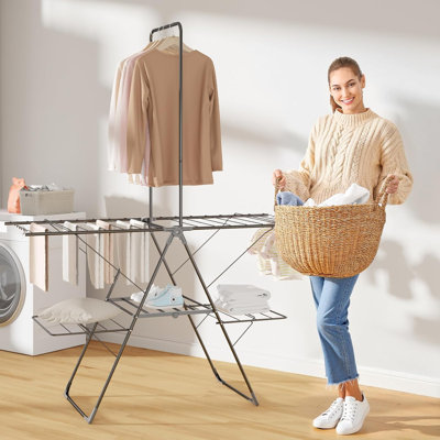 Metal X-Frame Drying Rack