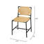Chaise d'appoint rembourrée en cuir Asher-87290925