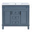 Meuble-lavabo 36 po avec lavabo supérieur