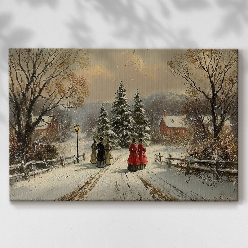 «Honeyed Candle at Eve» - Toile tendue avec châssis de qualité supérieure, H 18 po x l 12 po