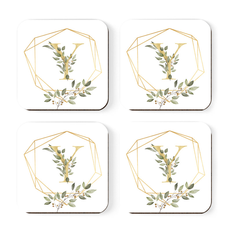 Sous-verres Café à monogramme, Y