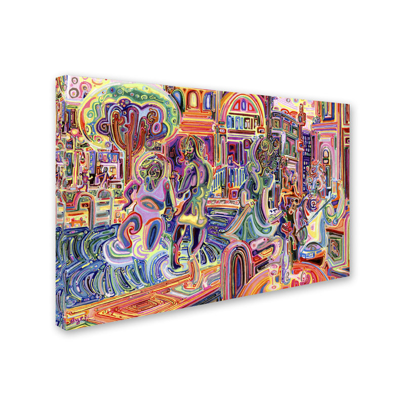 « cells », reproduction d’impression sur toile tendue, H 30 po x l 47 po x P 2 po