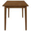 Ensemble de table de salle à manger 5 pièces avec chaises rembourrées, finition châtaignier chaud pour une expérience culinaire élégante et confortable-1137661401-1137661403