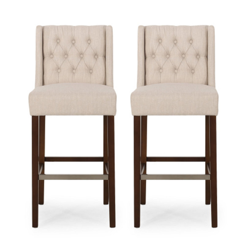 Tabourets de bar 30 po Modern Modern, Beige