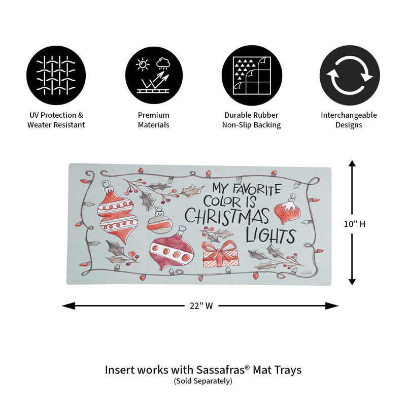 Tapis de Noël Holiday Fun Sassafras