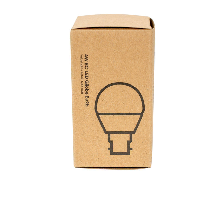 Altman 4W B22 LED Globe Light Bulb, 2700K