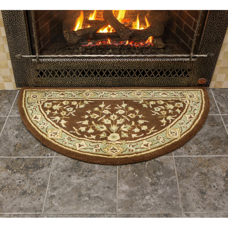 Rupesh Hand Tufted Wool Oriental Indoor Rug, 22" H x 44" W x 0.5" D