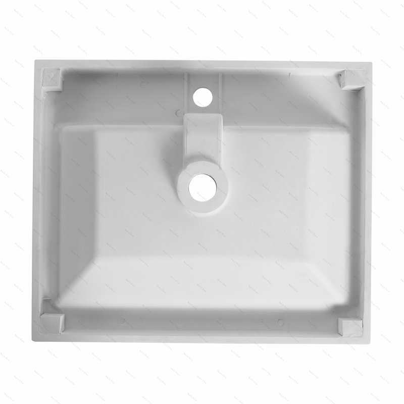 Lavabo de salle de bain 24 "en résine