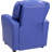 Roomy Kids' Recliner Chair with Cup Holder, Toddler Recliner With Push-Back Design, and Adjustable Footrest-89178680