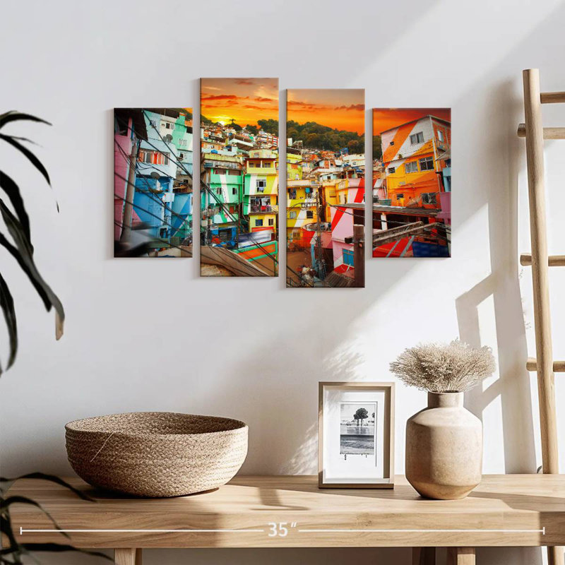 Nicci Rio De Janeiro Favela, 42" H x 68" W