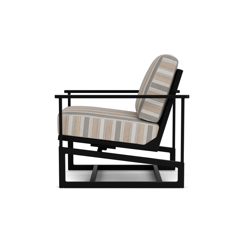 Summit Outdoor Rocker Chair, Ebony, Purveyor Pewter, Ebony