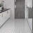 Ackland Silica White Octagon 12 in. x 12 in. Glossy Porcelain Mosaic Floor and Wall Tile