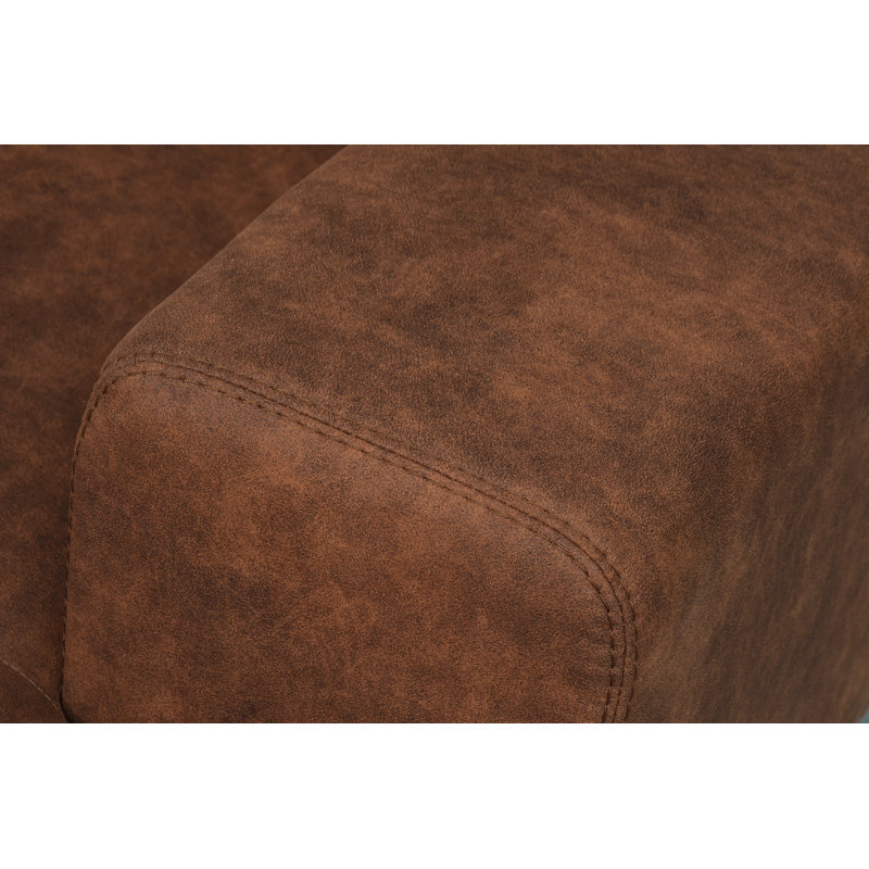 Aachal Upholstered Armchair, Brown