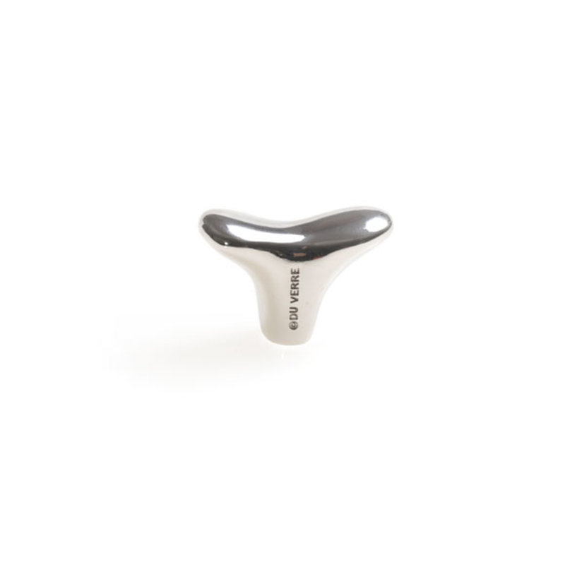 Botero Novelty Knob, Polished Nickel, 0.75" H x 1.625" W x 1" D
