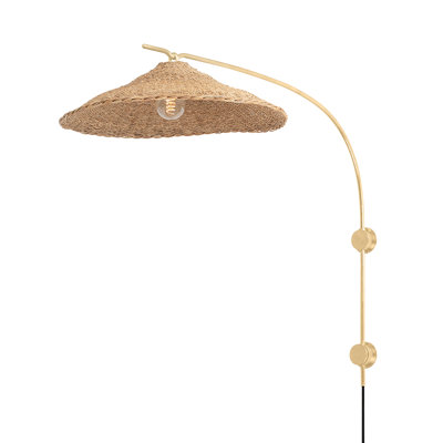 Valier 1 Light Plug-in Plug-in Sconce