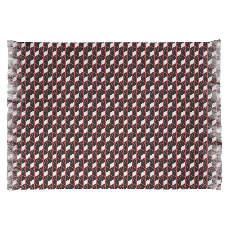 Tapis rouge/noir à rayures classiques Mcguigan, Oui