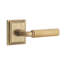 Emtek Select Passage Interior Mortise w/ Wilshire Rosette & R-Bar Stem, Straight Knurled Lever-57594893-57594895