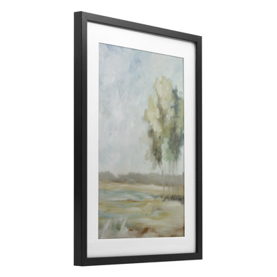 «Solo Journey», reproduction de paysage discret encadrée sous verre, conception de Jacqueline Ellens