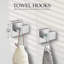 Ensemble d'accessoires de salle de bain 5 pièces Ensemble de porte-serviettes doré Sus304 Ensemble de porte-serviettes en acier inoxydable 16 po-115676958