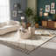 Table de bout ronde avec motif Mars pour le salon, table d'appoint tambour moderne pour petits espaces, aucun assemblage requis-540730307