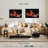 " Blood Red Moon Wall Art "-1046384983