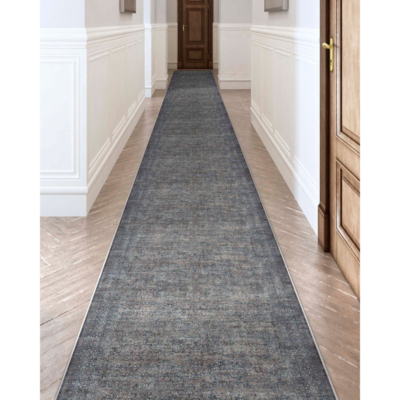 Tapis d'escalier Asha Juliette, Tapis de couloir 2 pi 7 po x 12 pi