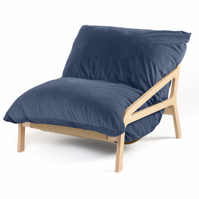 Méridienne avec coussin Wood