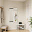 Miroir mural 47,6 * 15,7 po avec tablette et crochet, miroir mural blanc pour le décor de chambre à coucher de salon-1183288694