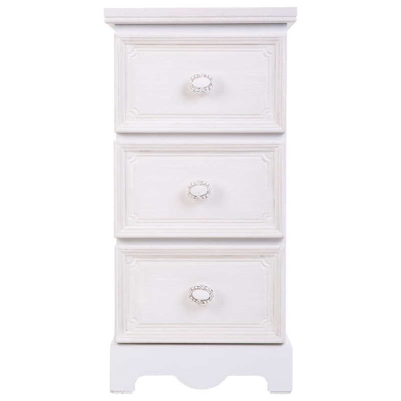 Aahir 31cm W Manufactured Wood Bedside Table