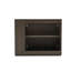 Meuble-lavabo mural de 36 po, tiroirs noirs doux, pré-assemblés, 4 tiroirs avec fermeture silencieuse, panneaux de qualité E1, laque à base d'eau E0, poignée centrale cachée, lavabo profond de 4,7 po, intégré