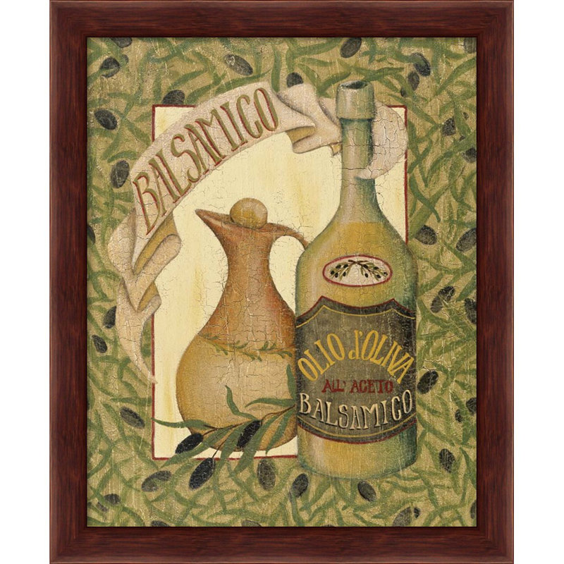 «Balsamico & Parmigiano» par Susan Clickner, art encadré (ensemble de 2)