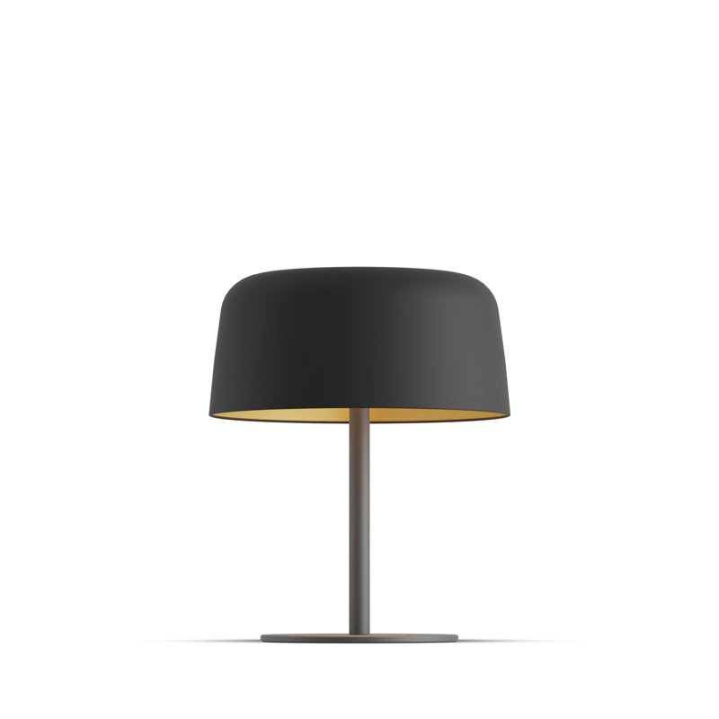 Yurei Desk Lamp, Matte Black, Matte Black/Gold