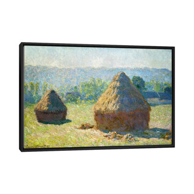 «Haystack-End of the Summer» par Monet, reproduction sur toile