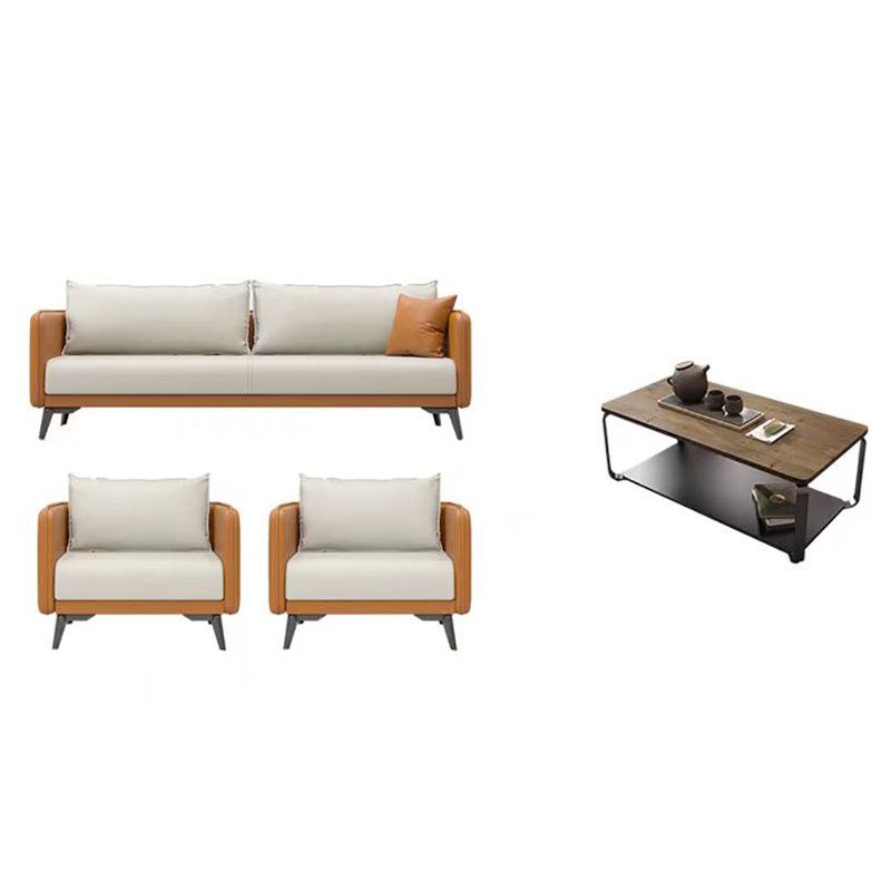 Simple modern elegant office sofa set