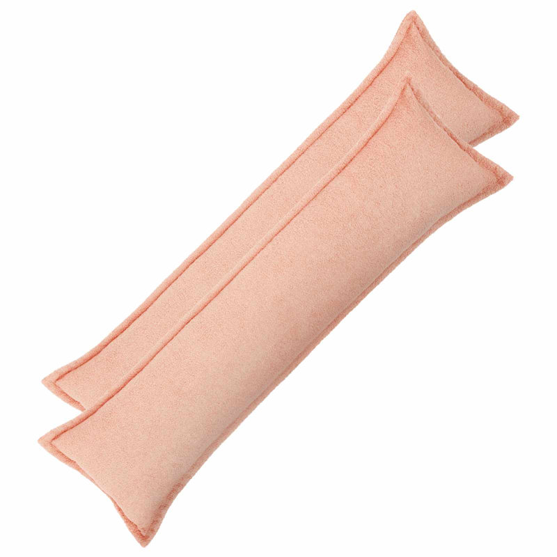 Black Cushion Cover, Rectangle 50cm H x 70cm W, Pink