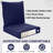 24" X 24" X 6" Outdoor Deep Seat Cushions Set - 6-1521086735-1521086726