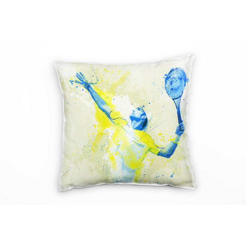 Tennis Square Throw Cushion
