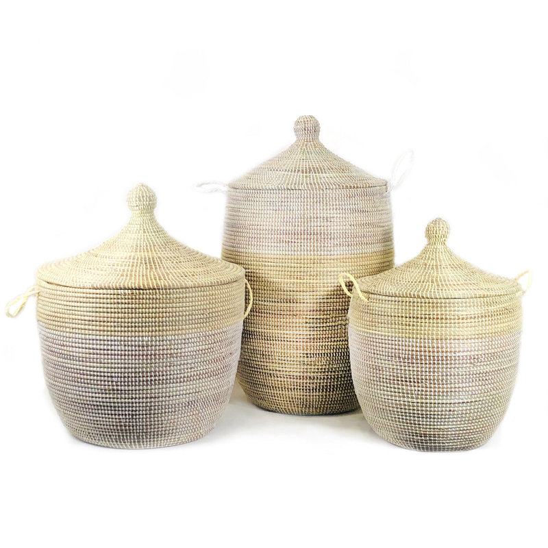 Panier à deux tons avec rangement bas