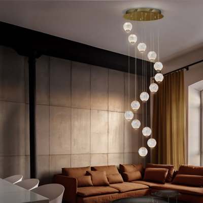 Sarno 14-Light Cluster Globe LED Pendant