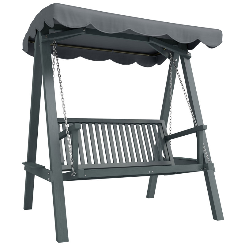 Porch Swing with Canopy, 160cm