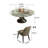 Modern Luxury Marble Round Dining Table Set-125120136-103557859