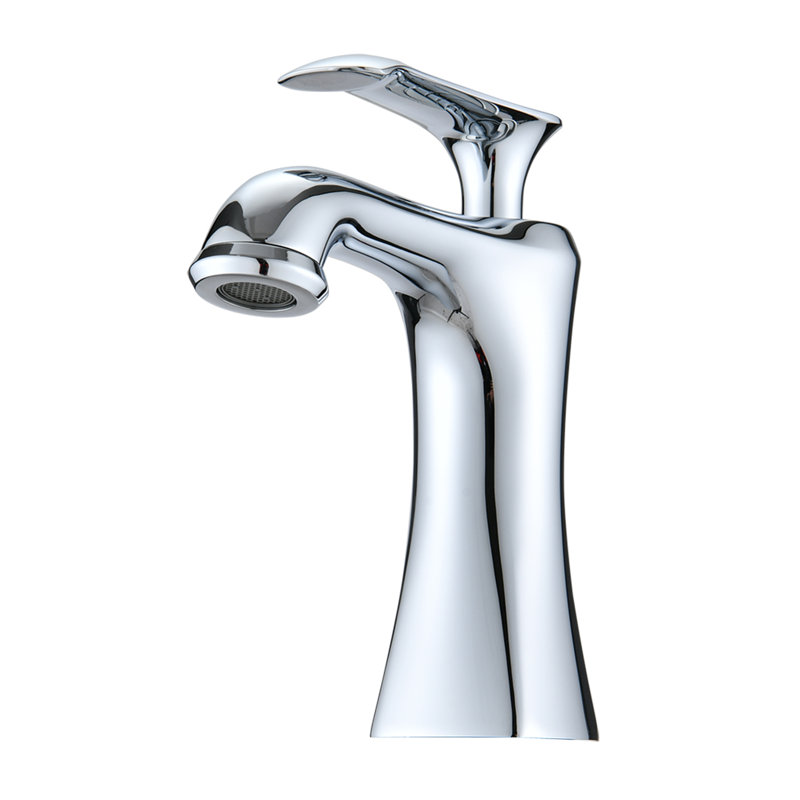 Single-Hole Single-handle Bathroom Faucet, Chrome