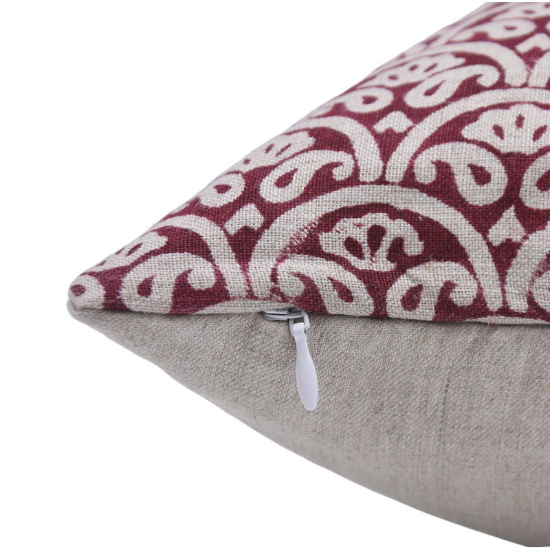 Housse de coussin en lin fabriquée à la main Fab Divine, 18 po x 18 po