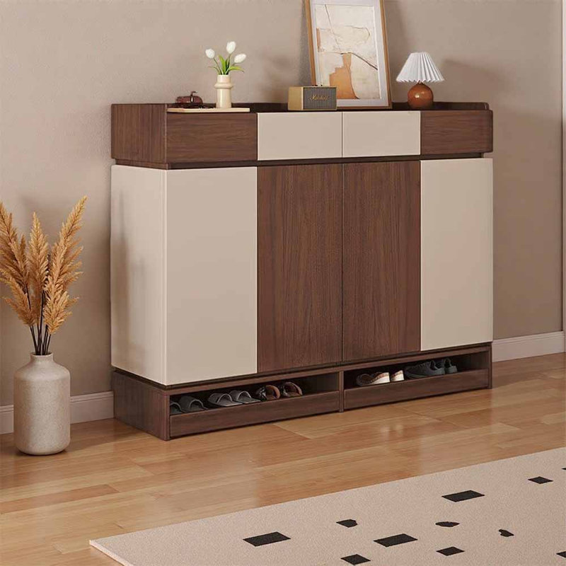 Armoire à chaussures de style européen, Brun