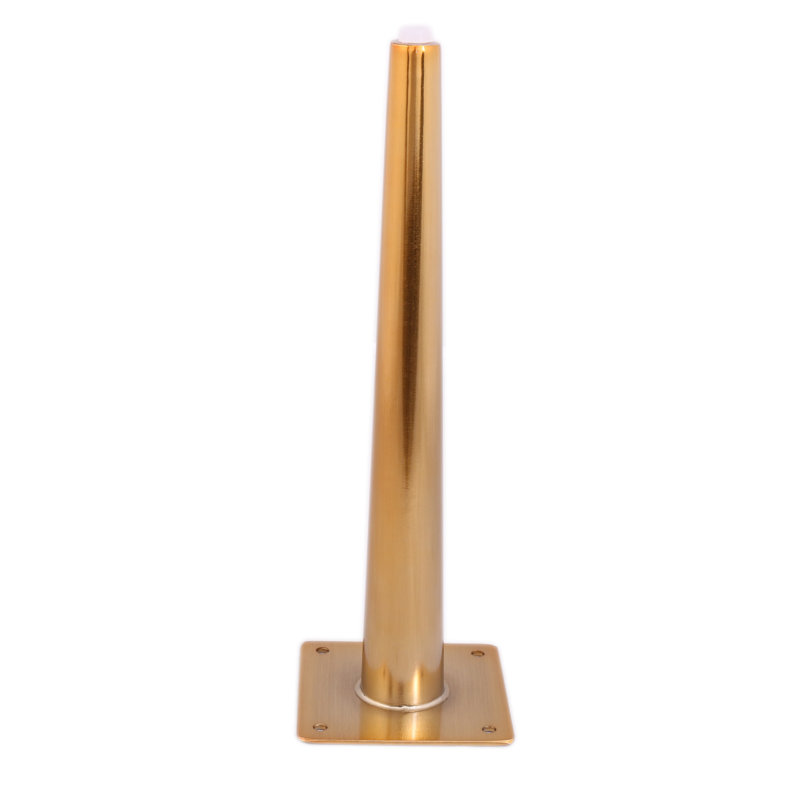 Pied de table en acier Ellanti, H 10 po x l 3,125 po x P 3,125 po