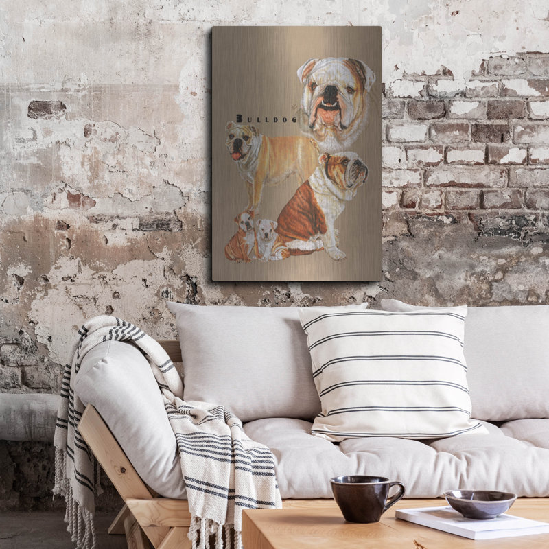 «Bulldog» par Barbara Keith, H 36 po x l 24 po
