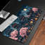 Tapis de souris en caoutchouc, surface lisse en microfibre, base antidérapante, bords arrondis, idéal pour le bureau et les jeux, 40 x 90 cm, motif paysage nocturne asiatique rose-133664354