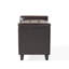 Banc de rangement rembourré en similicuir DuClaw-16949669