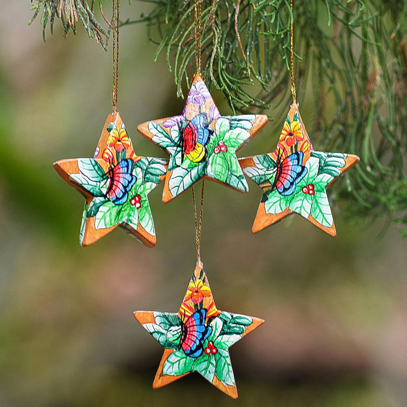 Ensemble de 4 pièces d’ornements en forme de noël