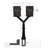 Penfield Twin Mailbox Post - 77.5'' Tall with Fluted Base - Multi-Mount Post